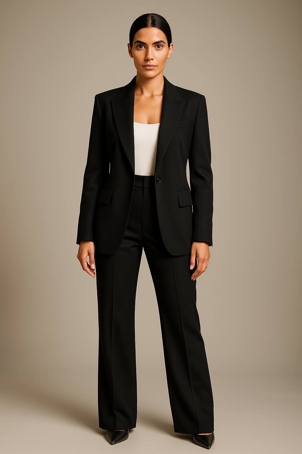 Women’s Two-Piece Business Casual Suit | Blazer and Trousers