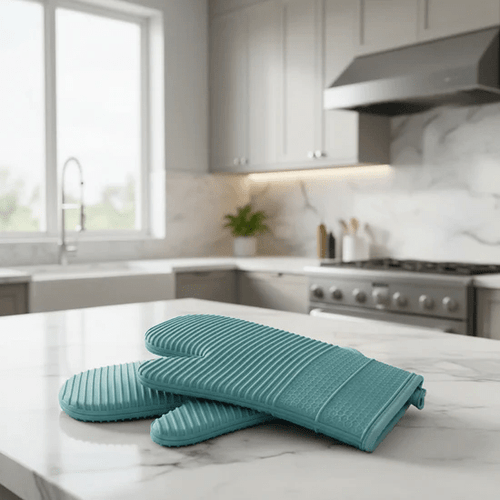 Heat-Resistant Non-Slip Silicone Oven Gloves for Ultimate Protection