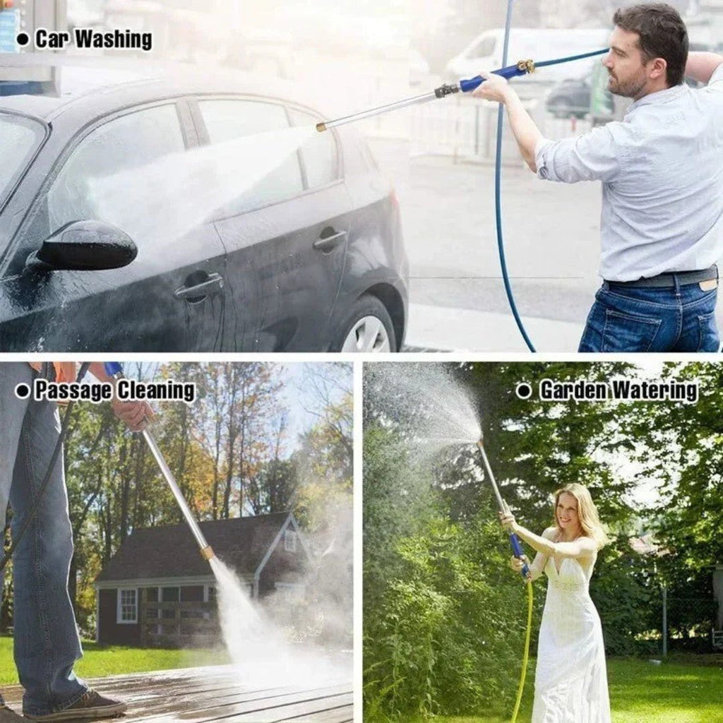 High-Pressure Hose Attachment for Garden Cleaning