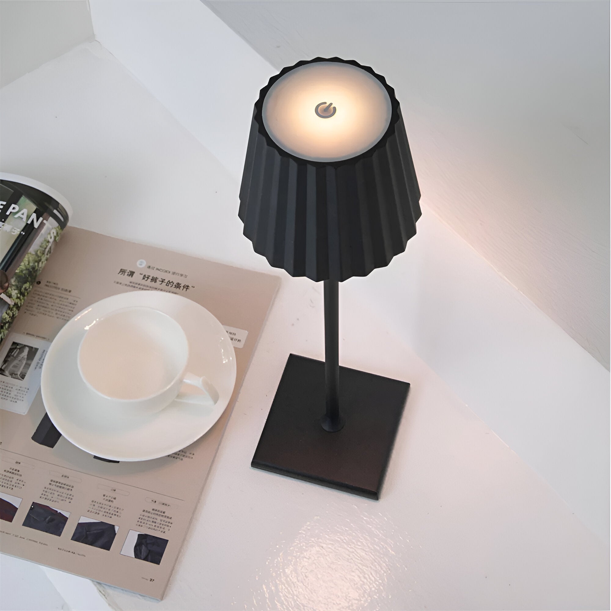 Modern Wireless Table Lamp | Battery-Powered Light for Living Room