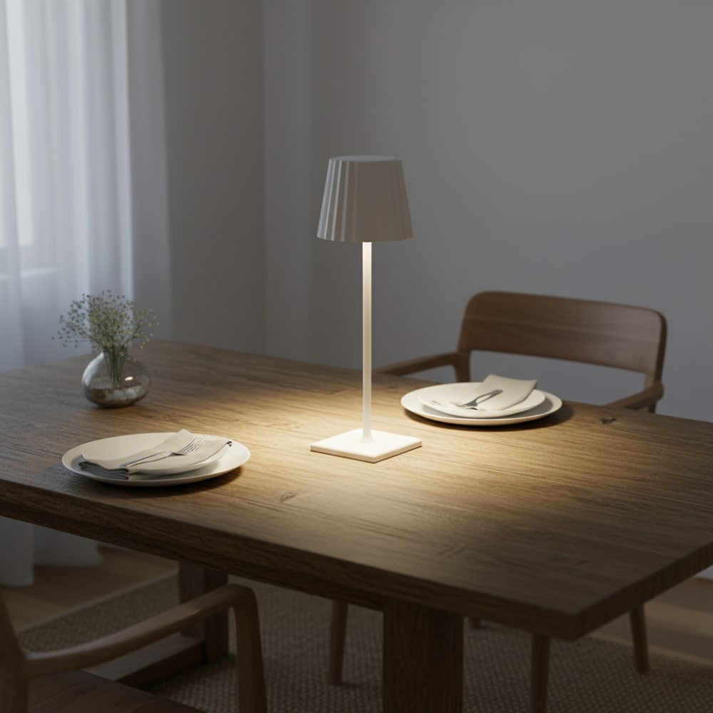 Modern Wireless Table Lamp | Battery-Powered Light for Living Room