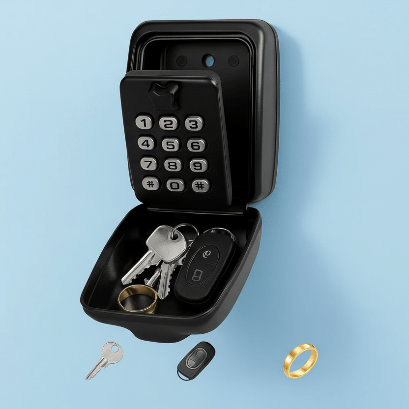 Weatherproof Outdoor Key Storage Safe for Secure Key Management