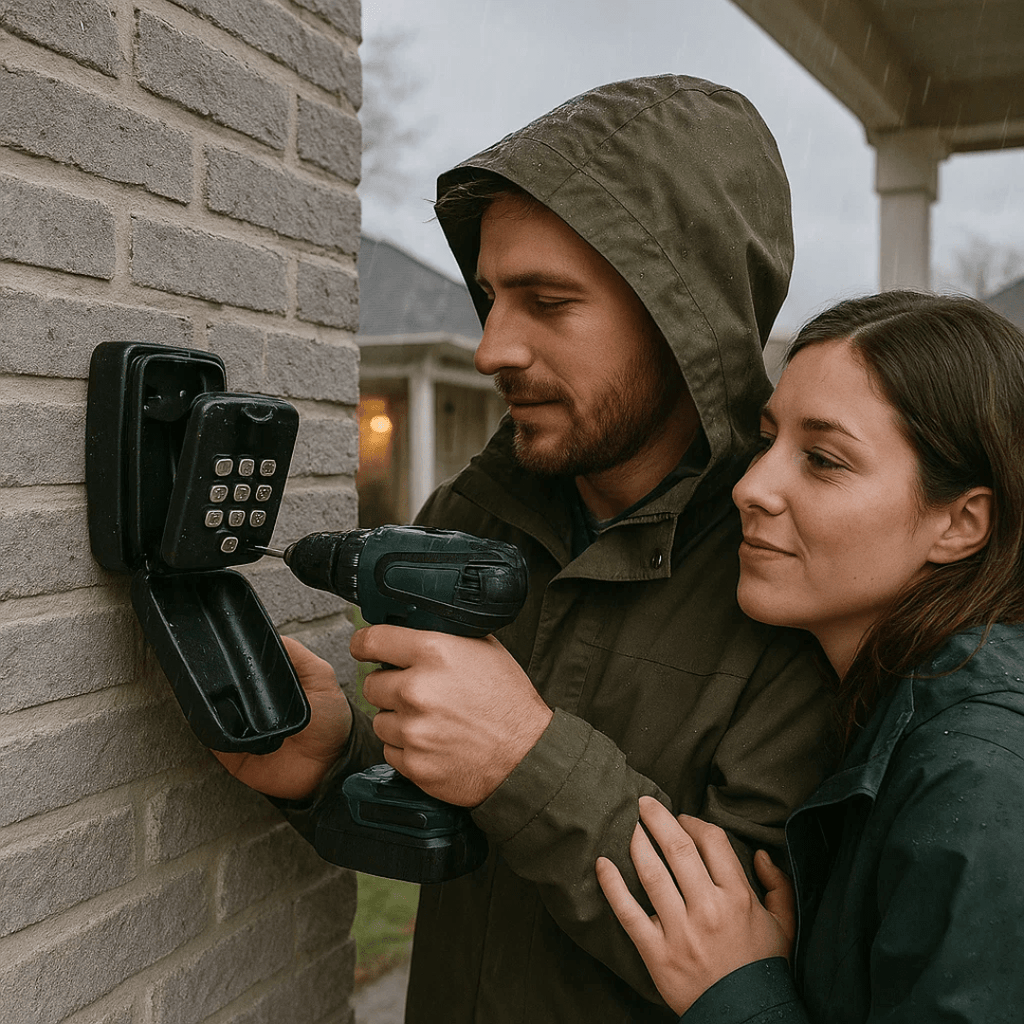 Weatherproof Outdoor Key Storage Safe for Secure Key Management