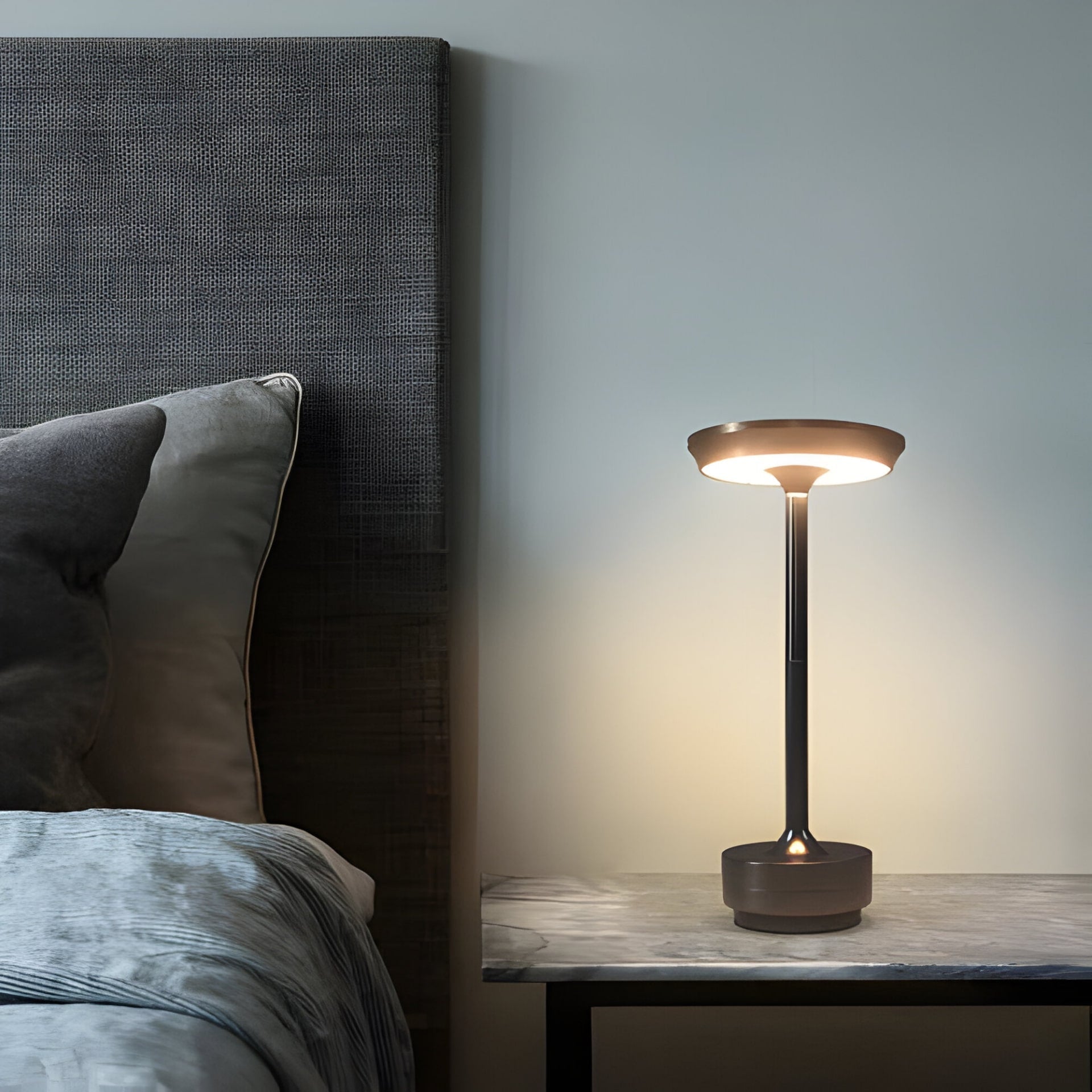 Rechargeable Wireless Table Lamp for Living Room | Multi-Functional Desk Light