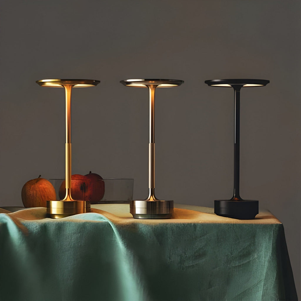 Rechargeable Wireless Table Lamp for Living Room | Multi-Functional Desk Light
