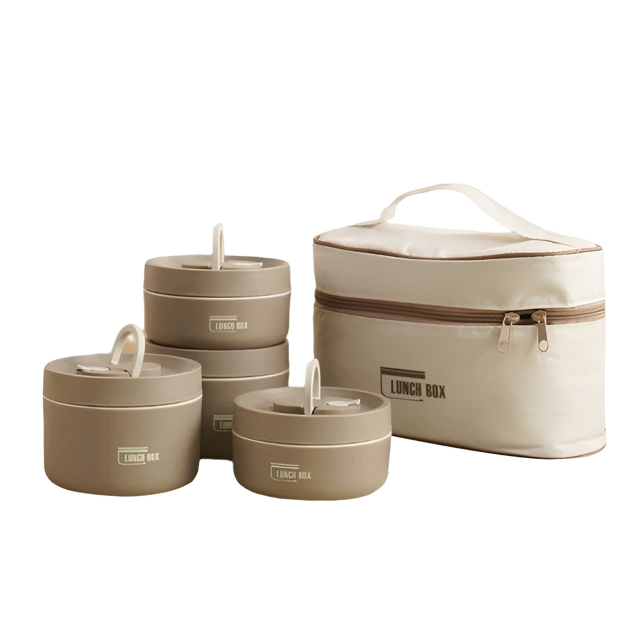 Insulated Lunch Box with Multiple Compartments & Leak-Proof Design | Includes Carry Bag