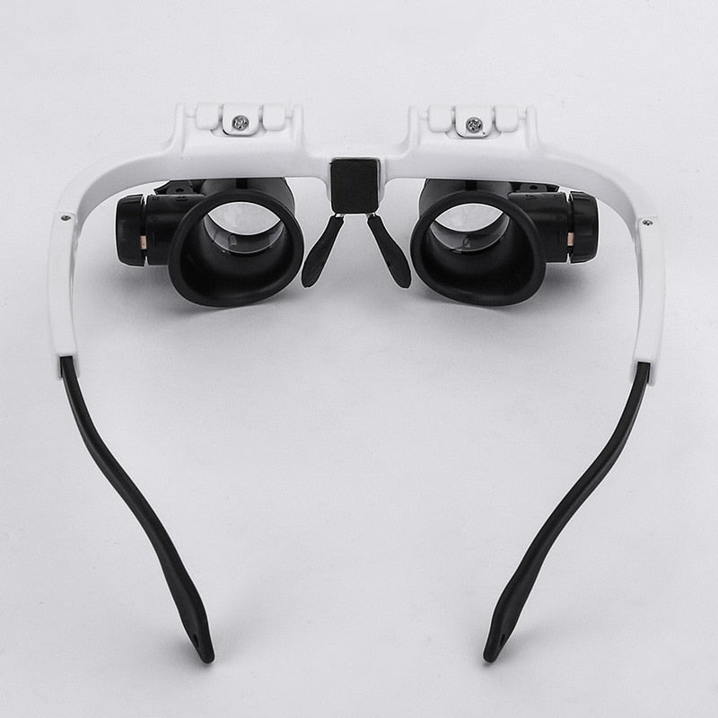 Illuminated Magnifying Glasses with 8x, 15x, and 23x Magnification