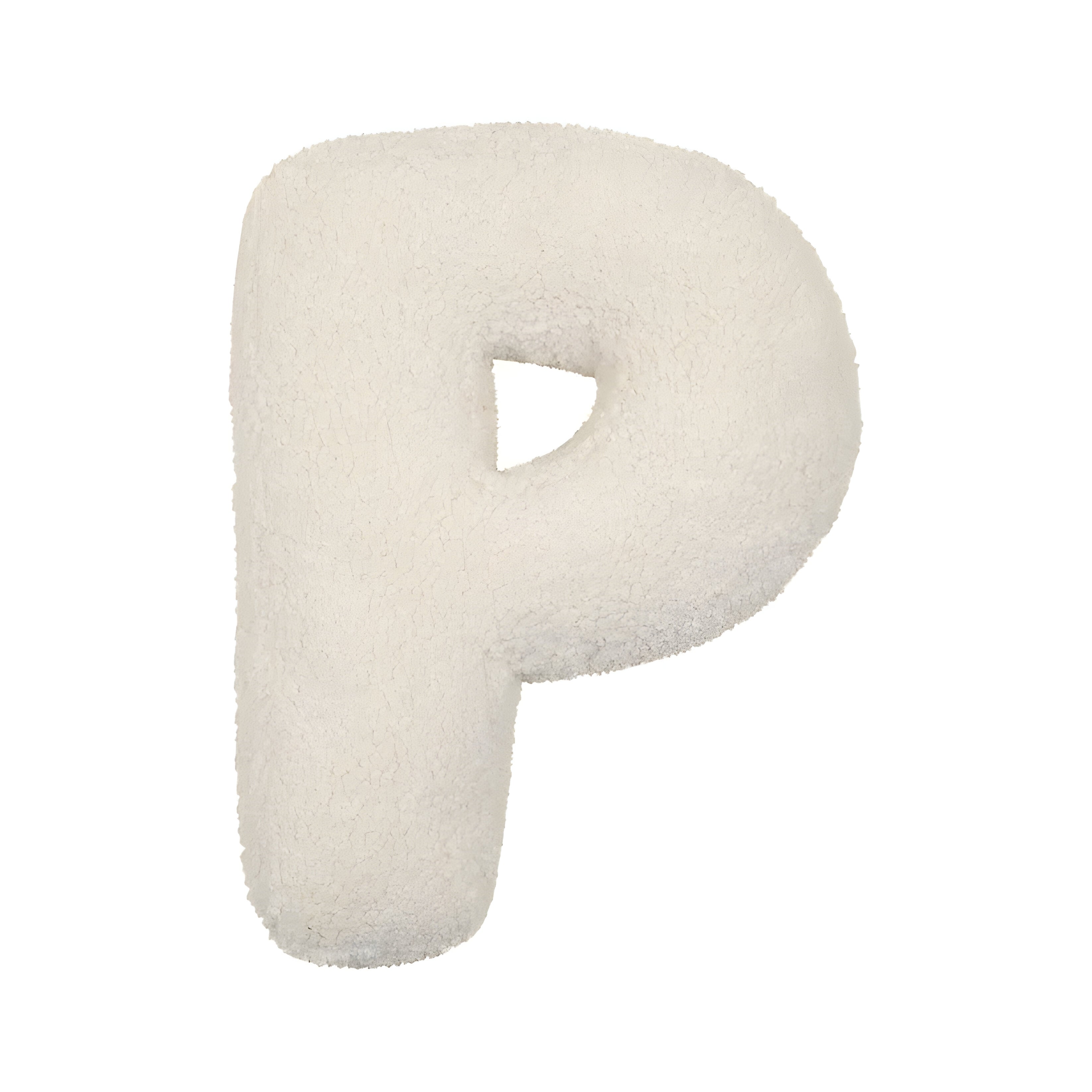 Personalized Soft Plush Letter Pillow - Cozy Decorative Accent for Sofa or Children's Room