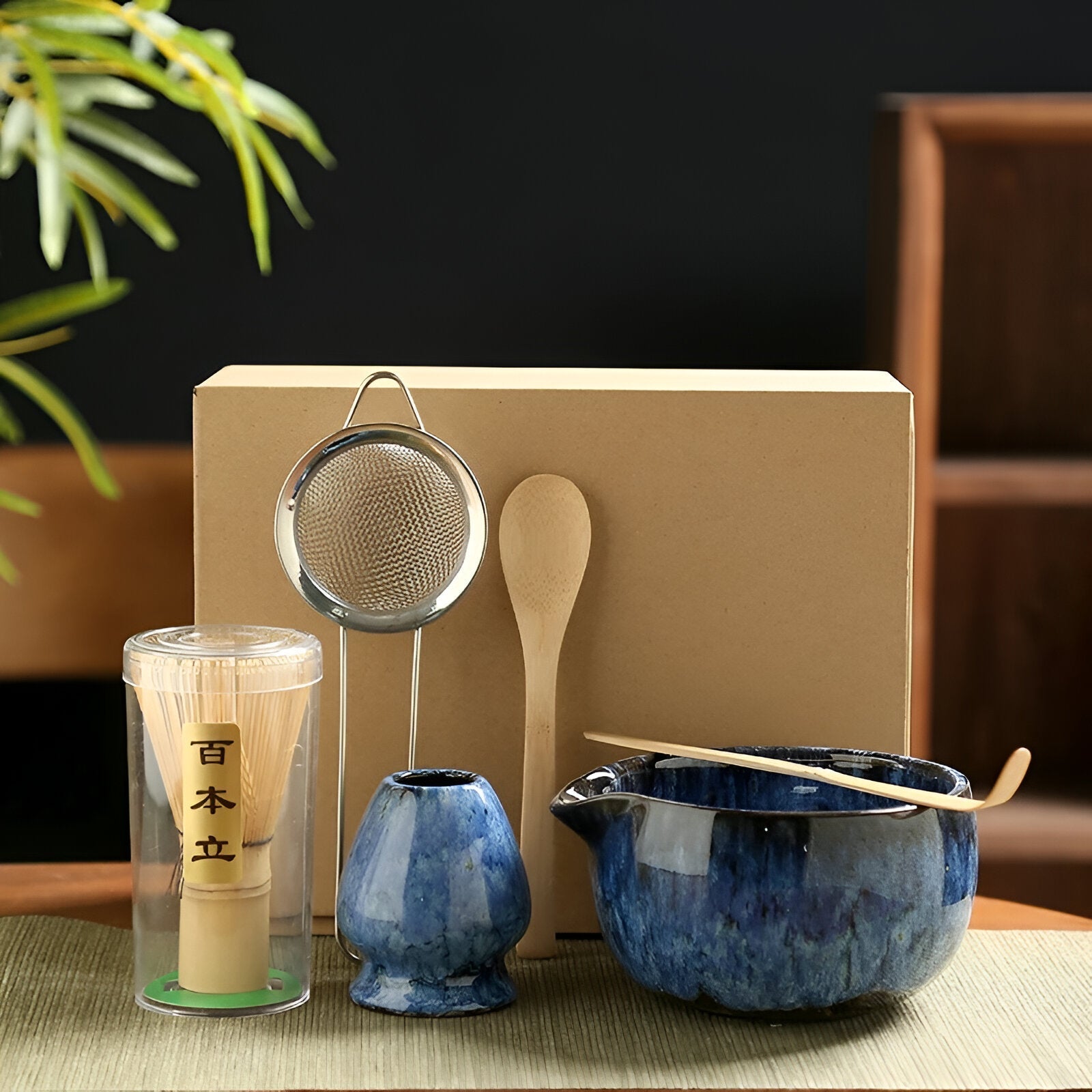 Authentic Matcha Tea Set – 6-Piece Accessory Collection for Traditional Preparation | High-Quality Materials
