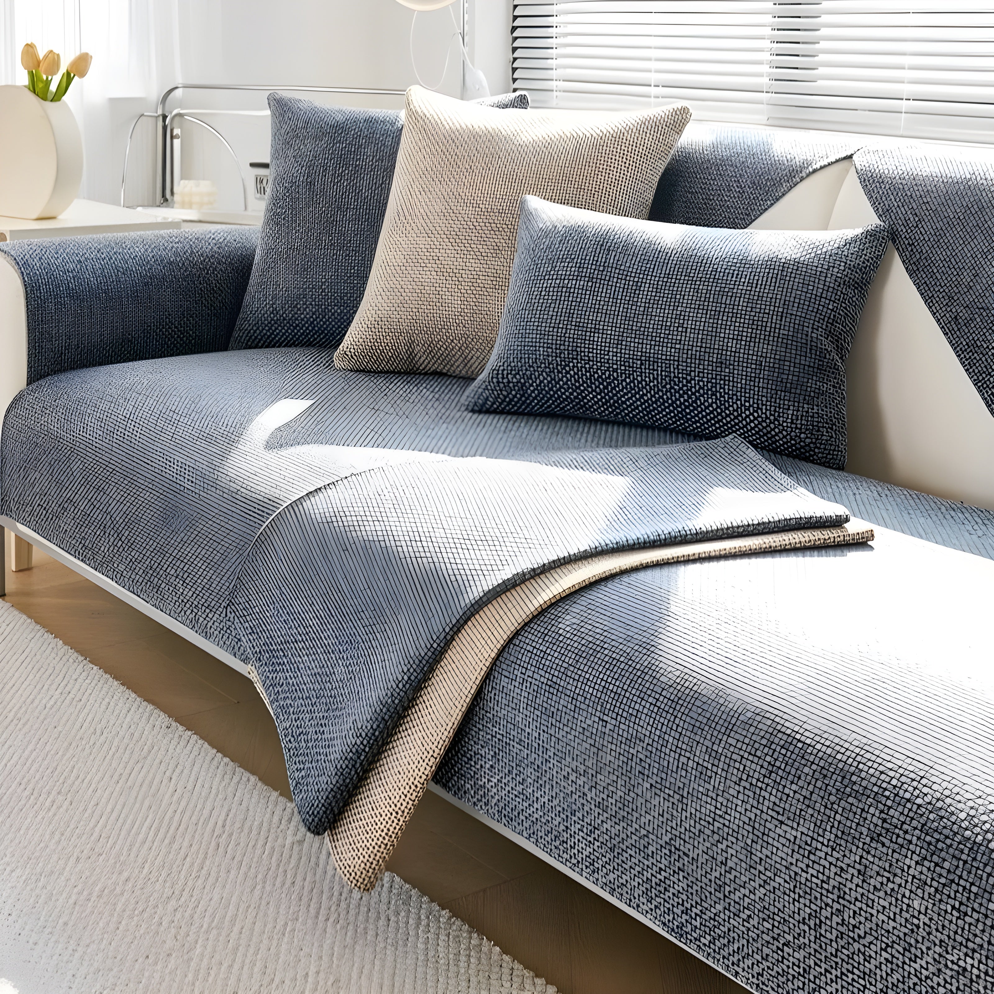 Non-Slip Sofa Cover – High-Quality Cushion Cover for All-Season Use
