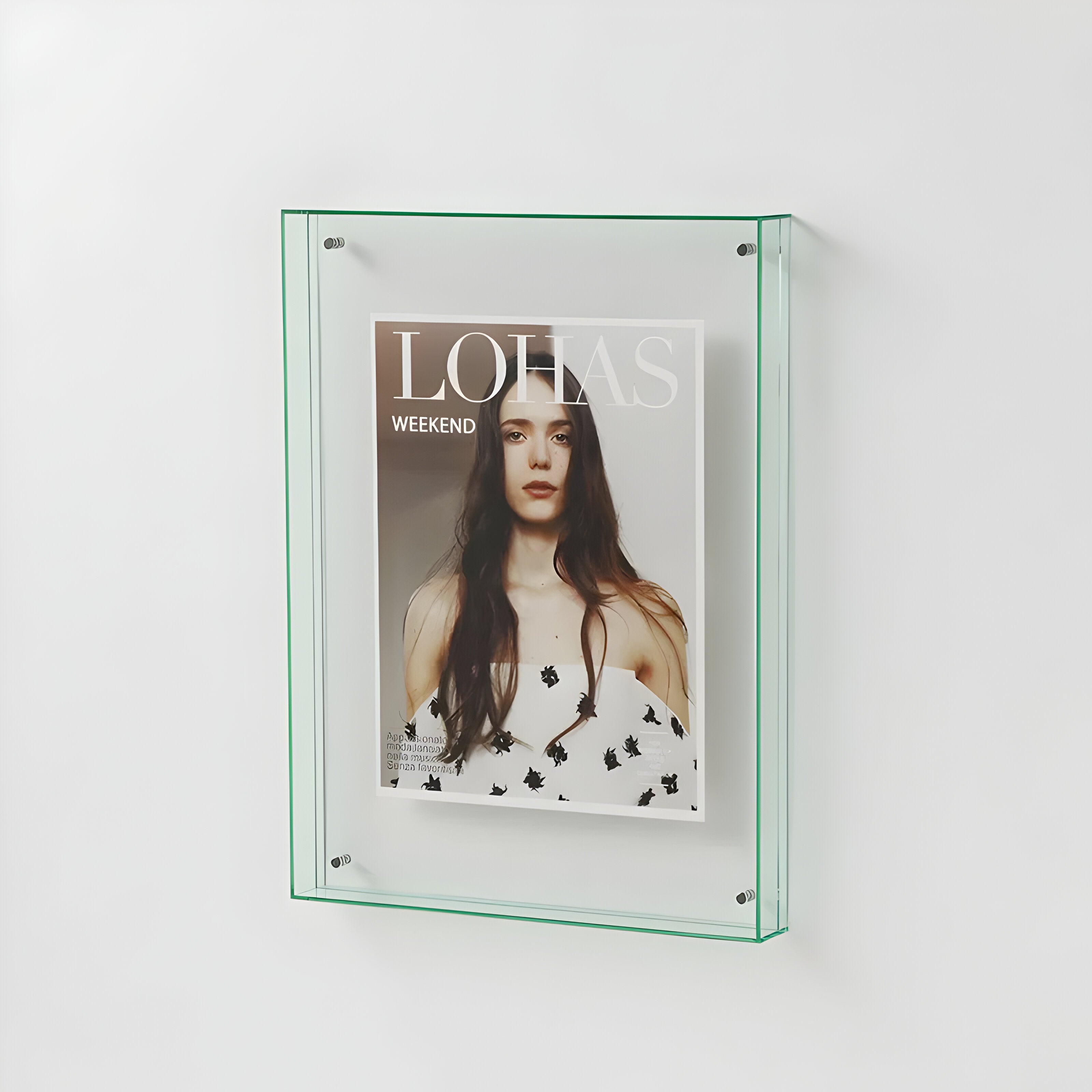 Contemporary Acrylic Photo Frame – Available in Clear and Colored Styles for Image Protection