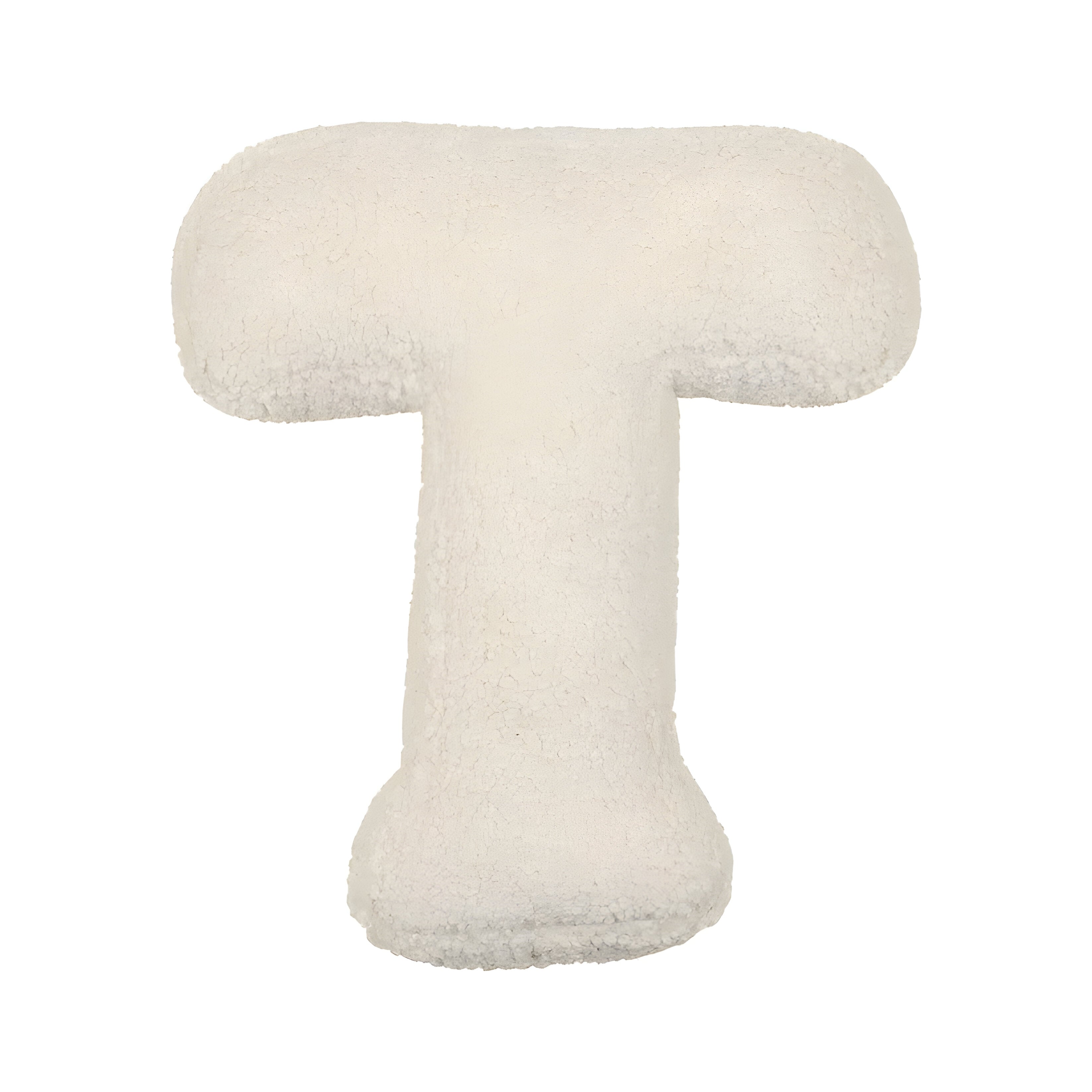 Personalized Soft Plush Letter Pillow - Cozy Decorative Accent for Sofa or Children's Room