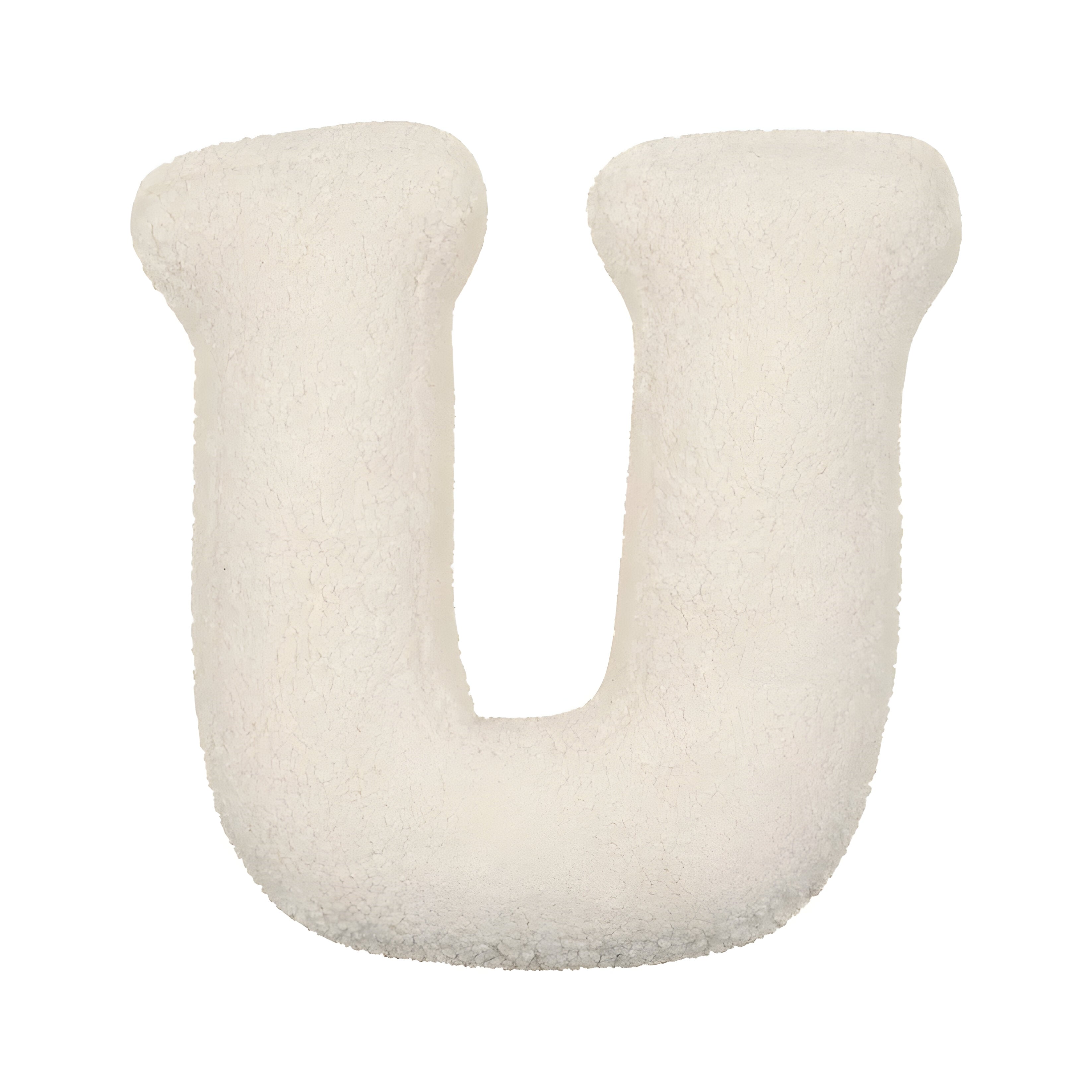 Personalized Soft Plush Letter Pillow - Cozy Decorative Accent for Sofa or Children's Room