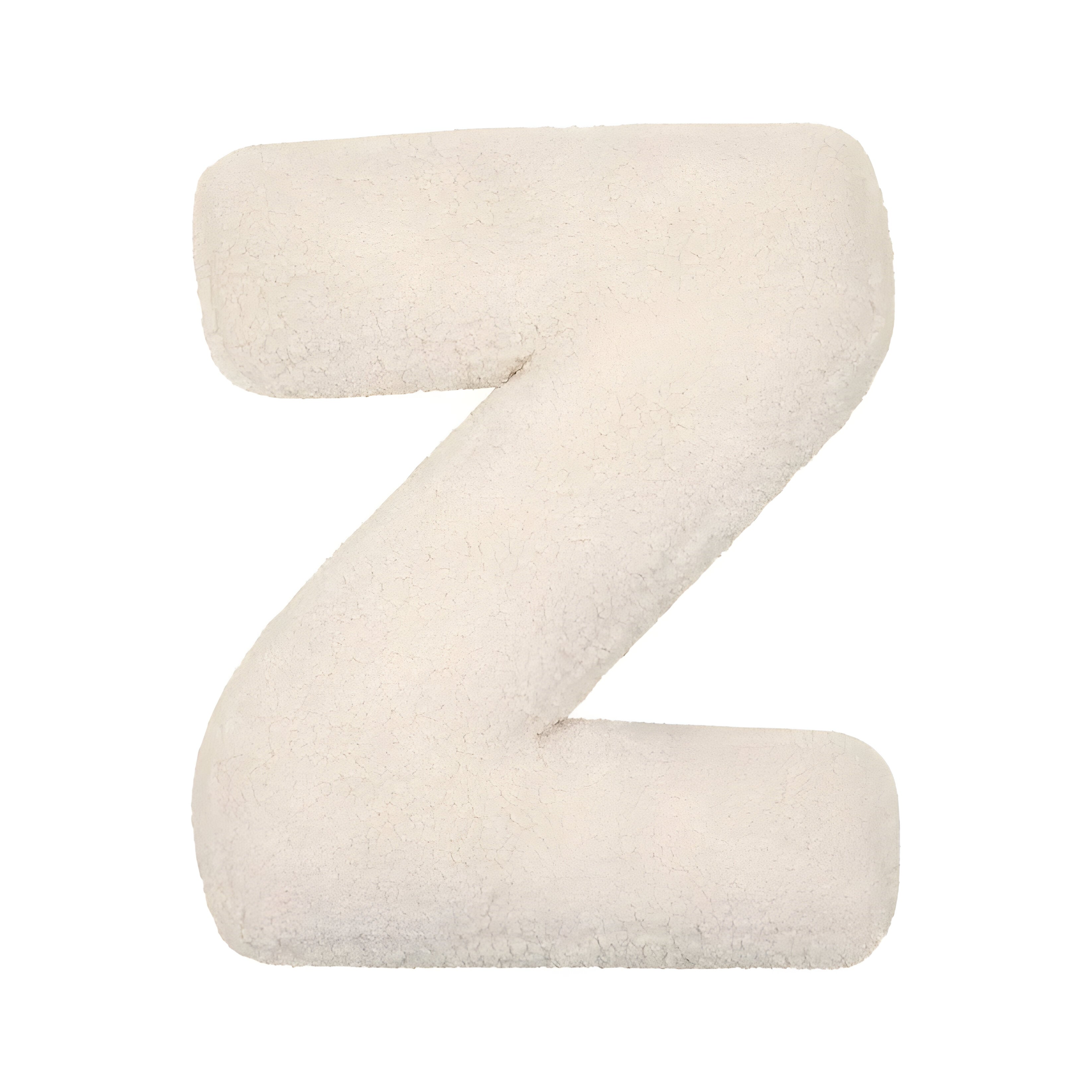 Personalized Soft Plush Letter Pillow - Cozy Decorative Accent for Sofa or Children's Room