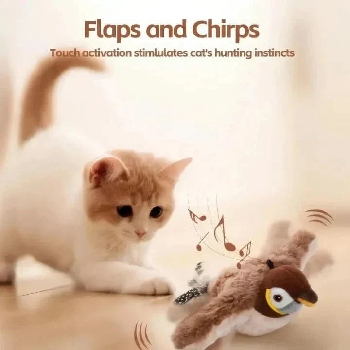 Engaging Plush Toy for Energetic Cats