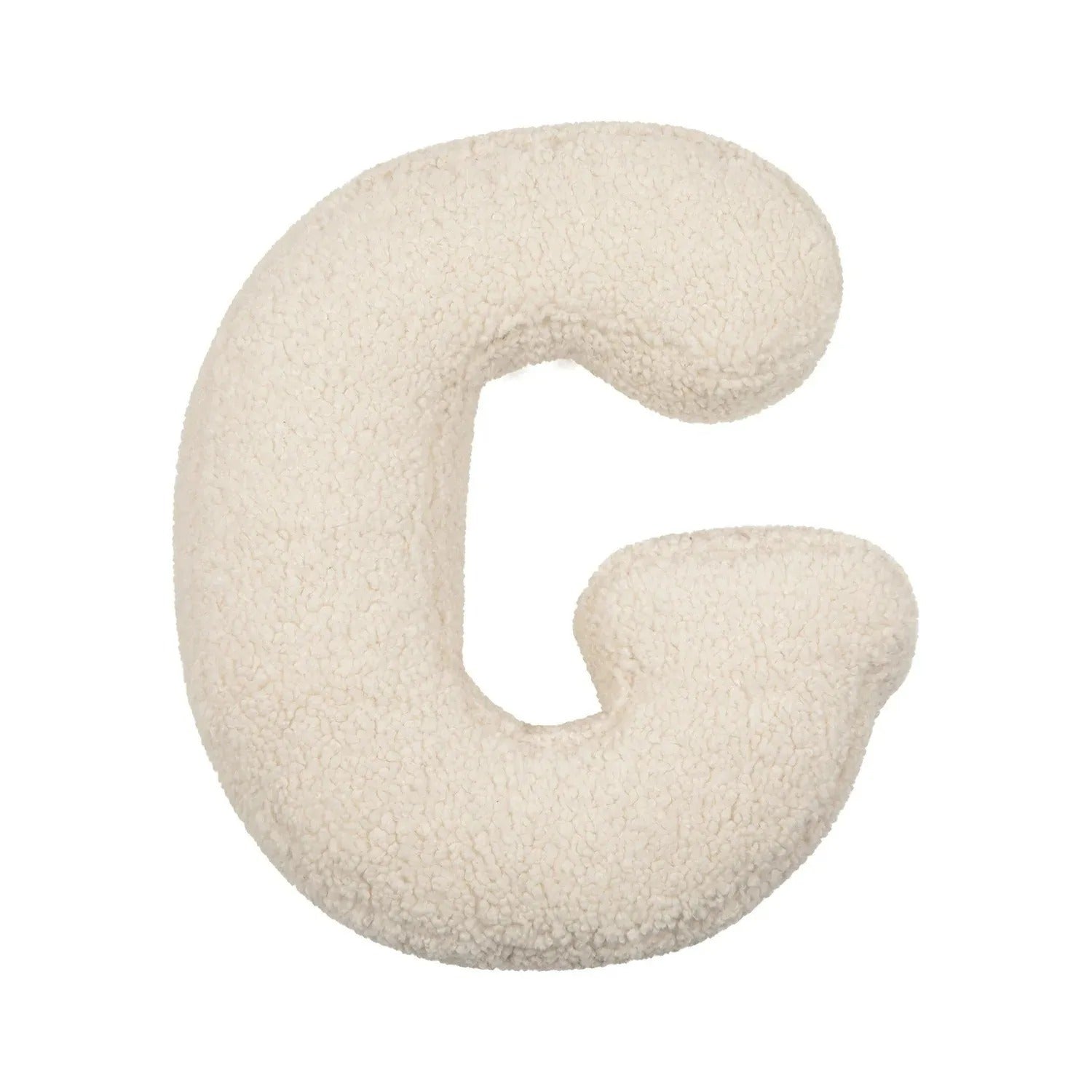 Personalized Soft Plush Letter Pillow - Cozy Decorative Accent for Sofa or Children's Room