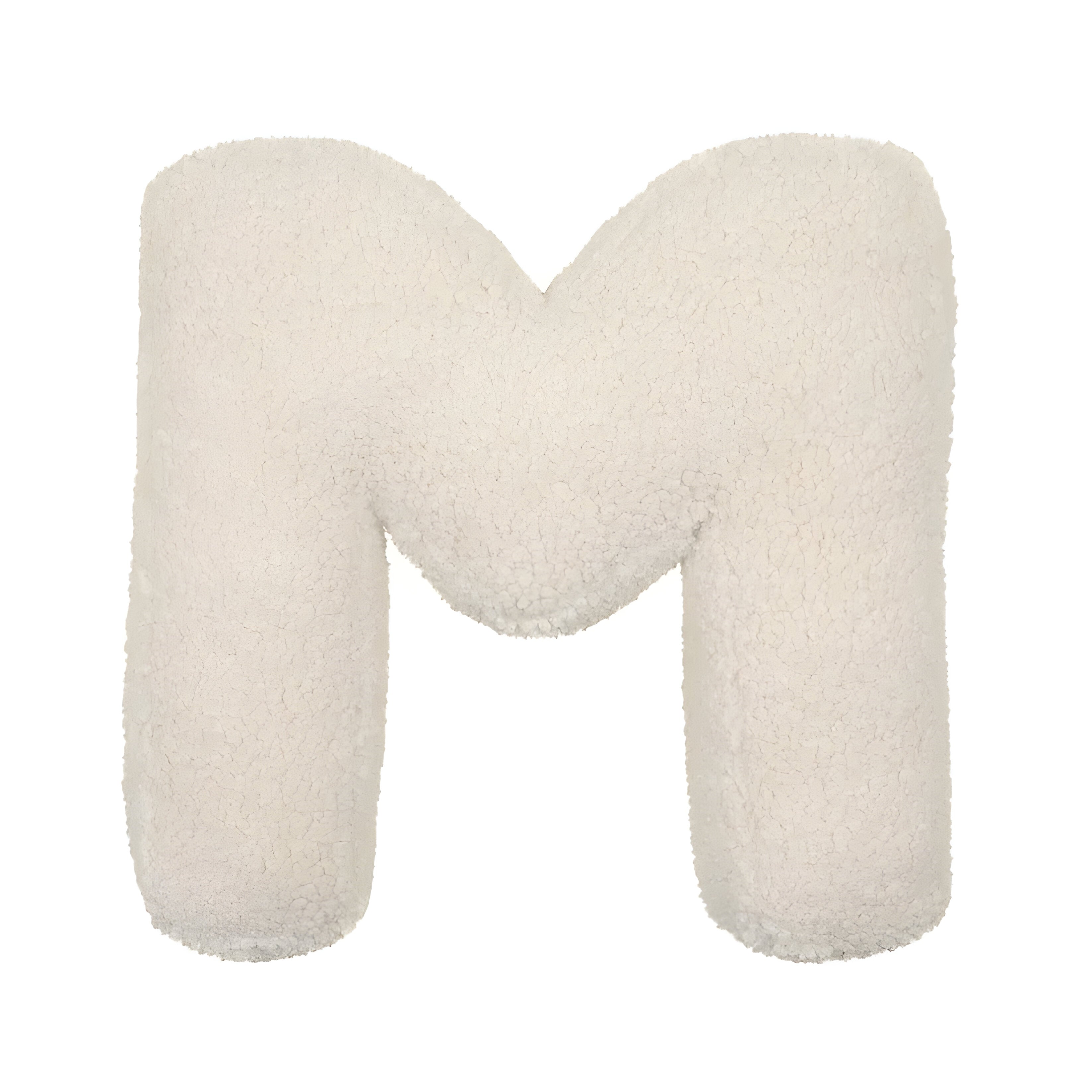 Personalized Soft Plush Letter Pillow - Cozy Decorative Accent for Sofa or Children's Room