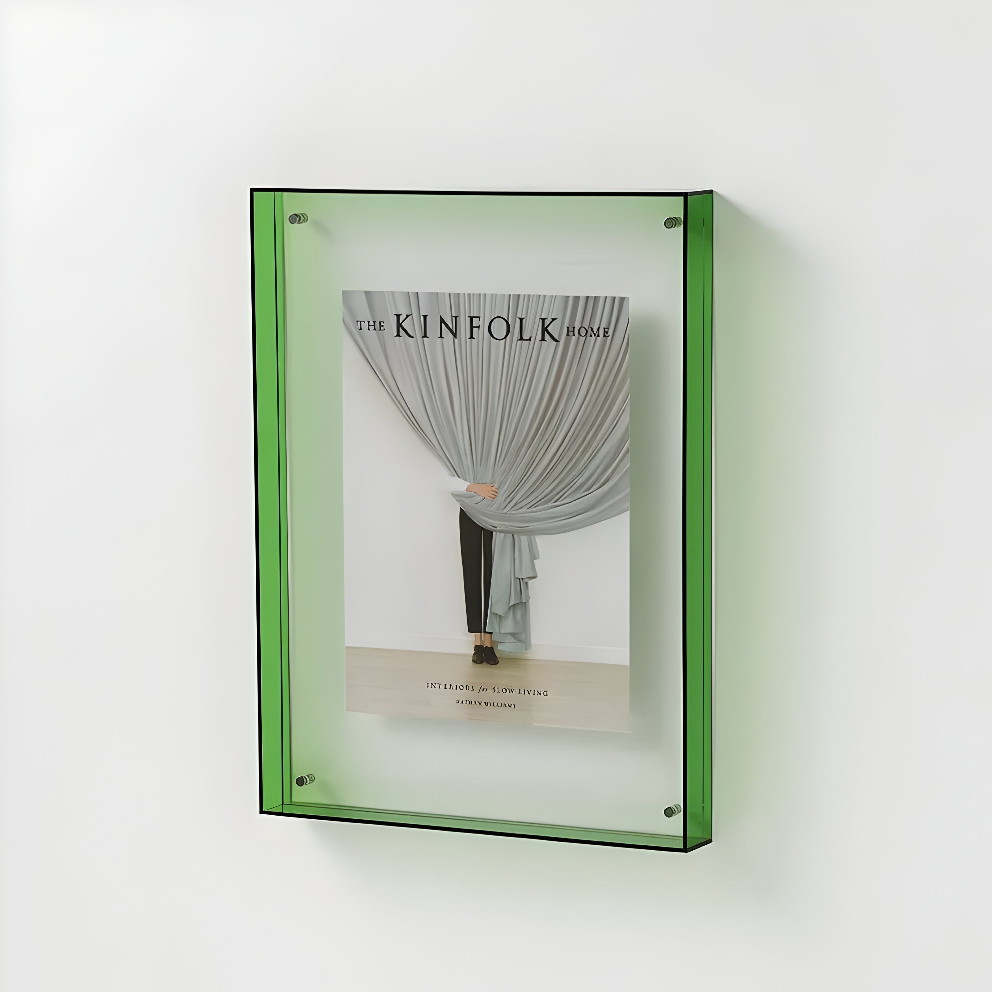 Contemporary Acrylic Photo Frame – Available in Clear and Colored Styles for Image Protection