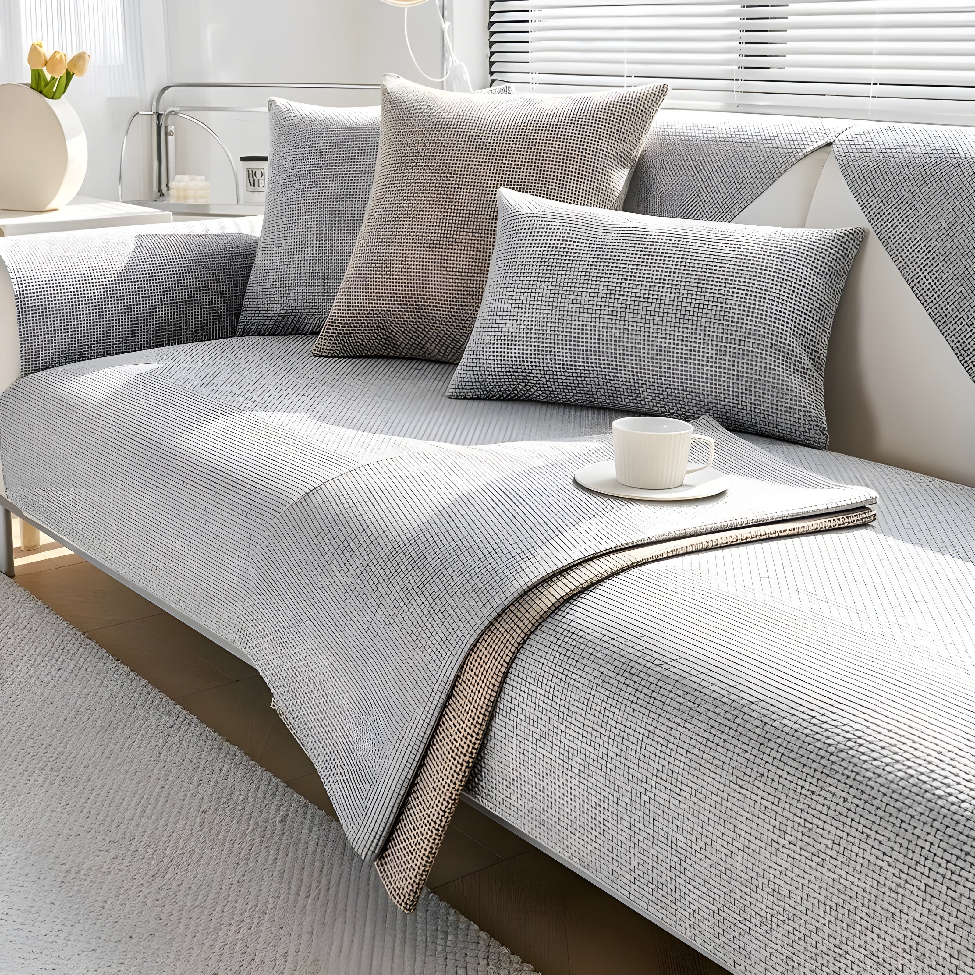 Non-Slip Sofa Cover – High-Quality Cushion Cover for All-Season Use