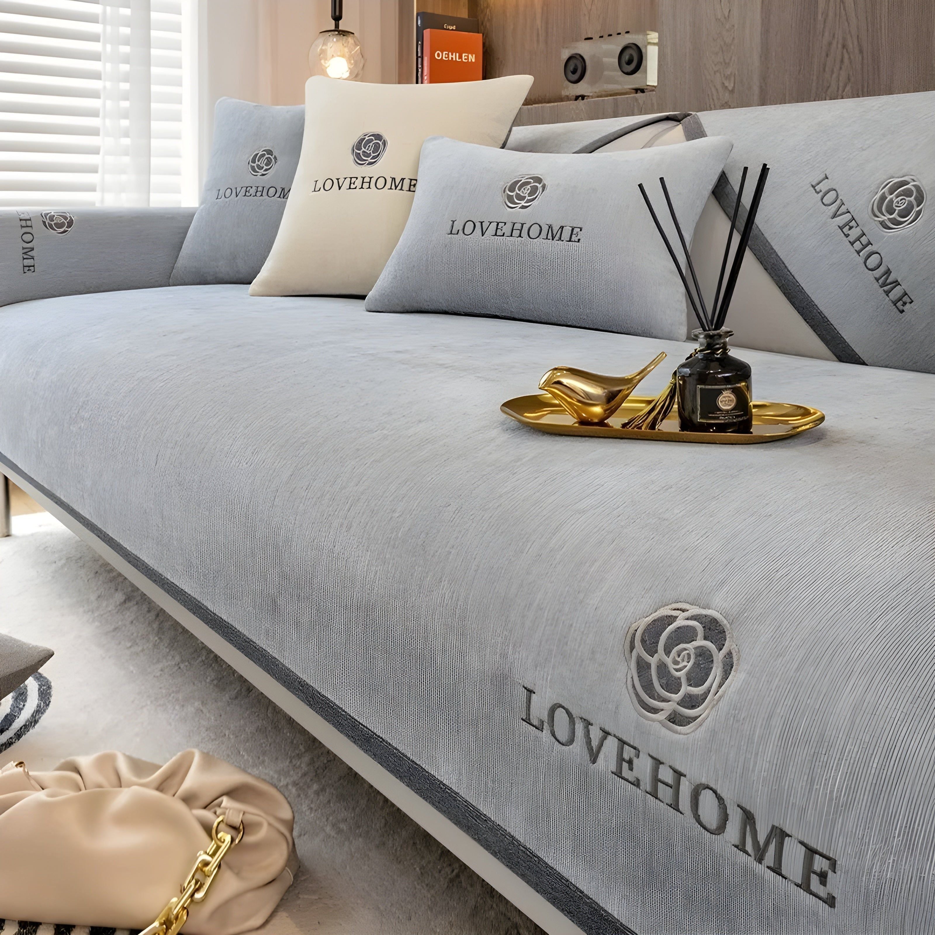 Deluxe Sofa Cover - Modern, Non-Slip Cushion Protector