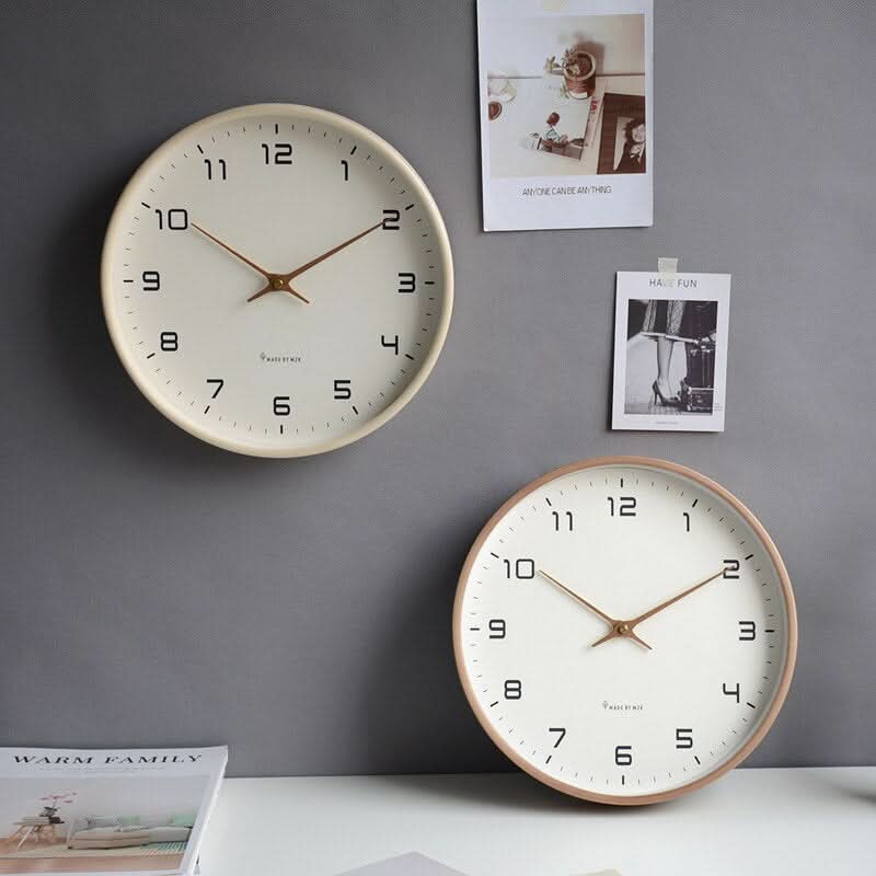 Wooden Wall Clock – Calm Scandinavian Design for Peaceful Living Environments