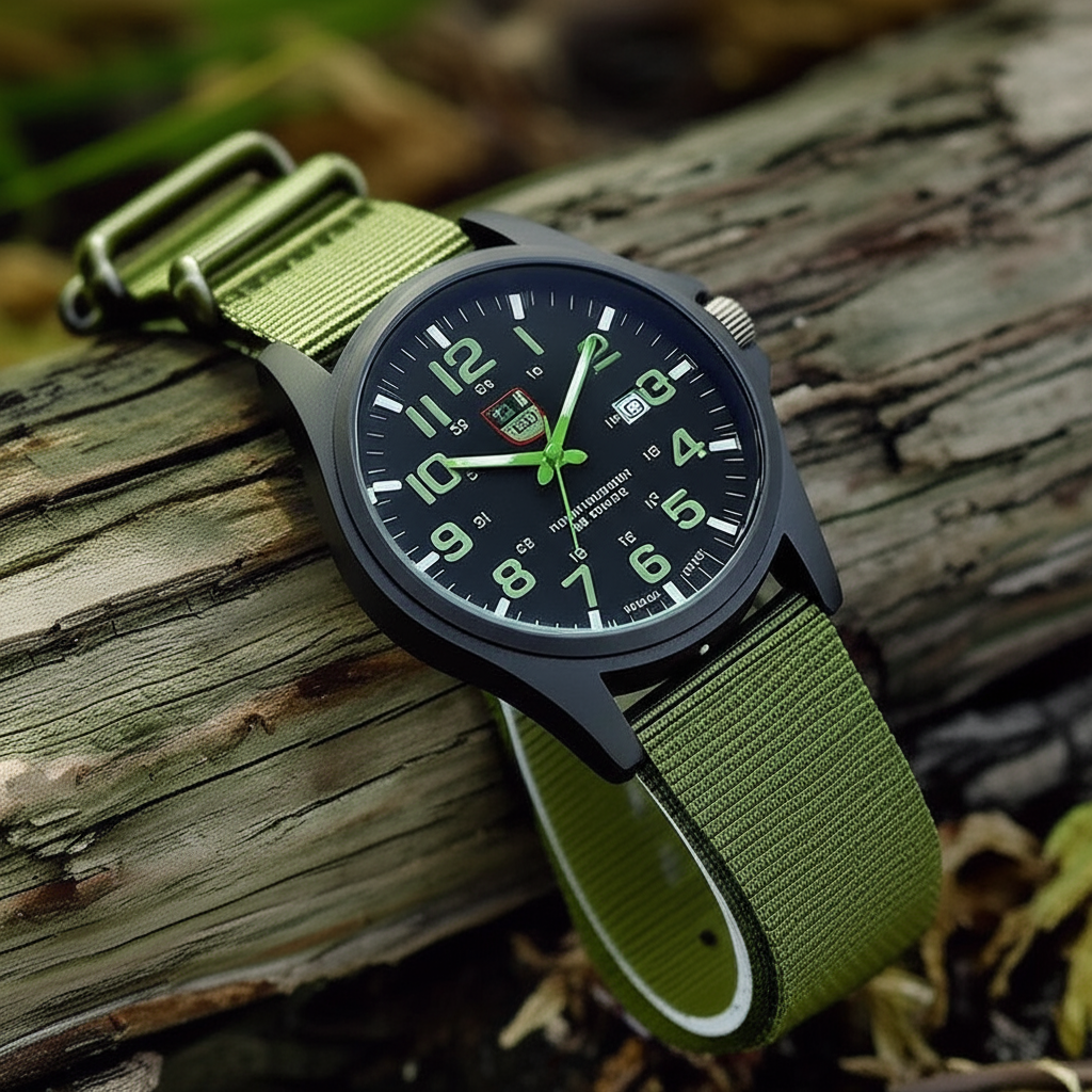 Men's Adventure Watch – Sturdy, Waterproof, Ideal for Outdoor Activities