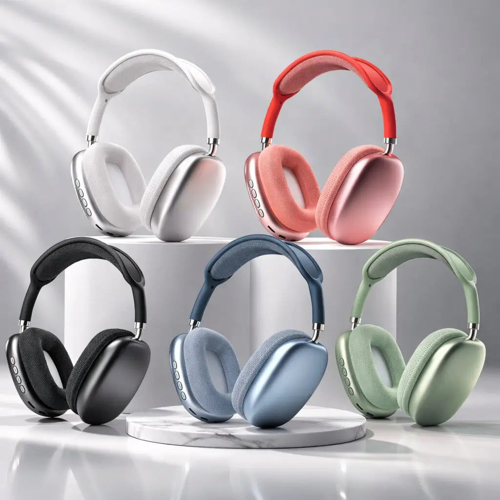 Over-Ear Bluetooth Headphones with Active Noise Cancellation (ANC)