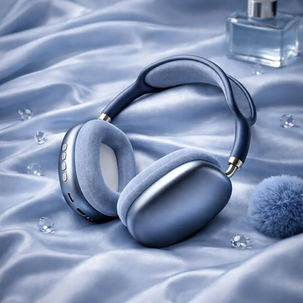 Over-Ear Bluetooth Headphones with Active Noise Cancellation (ANC)
