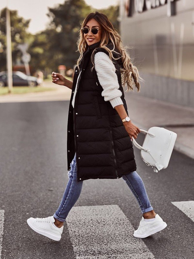Women's Winter Vest | Long