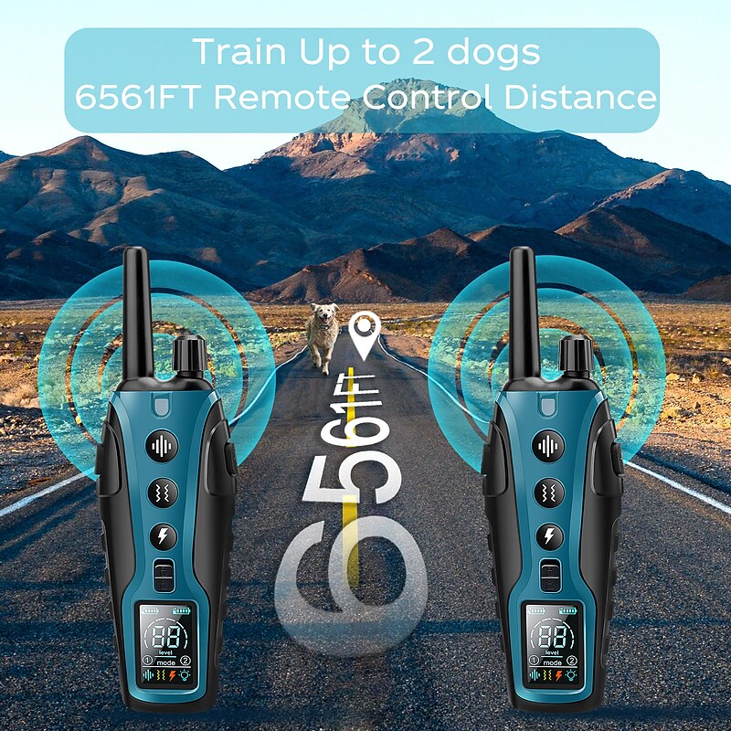 High-Performance Dog Training Collar with 2000-Metre Range