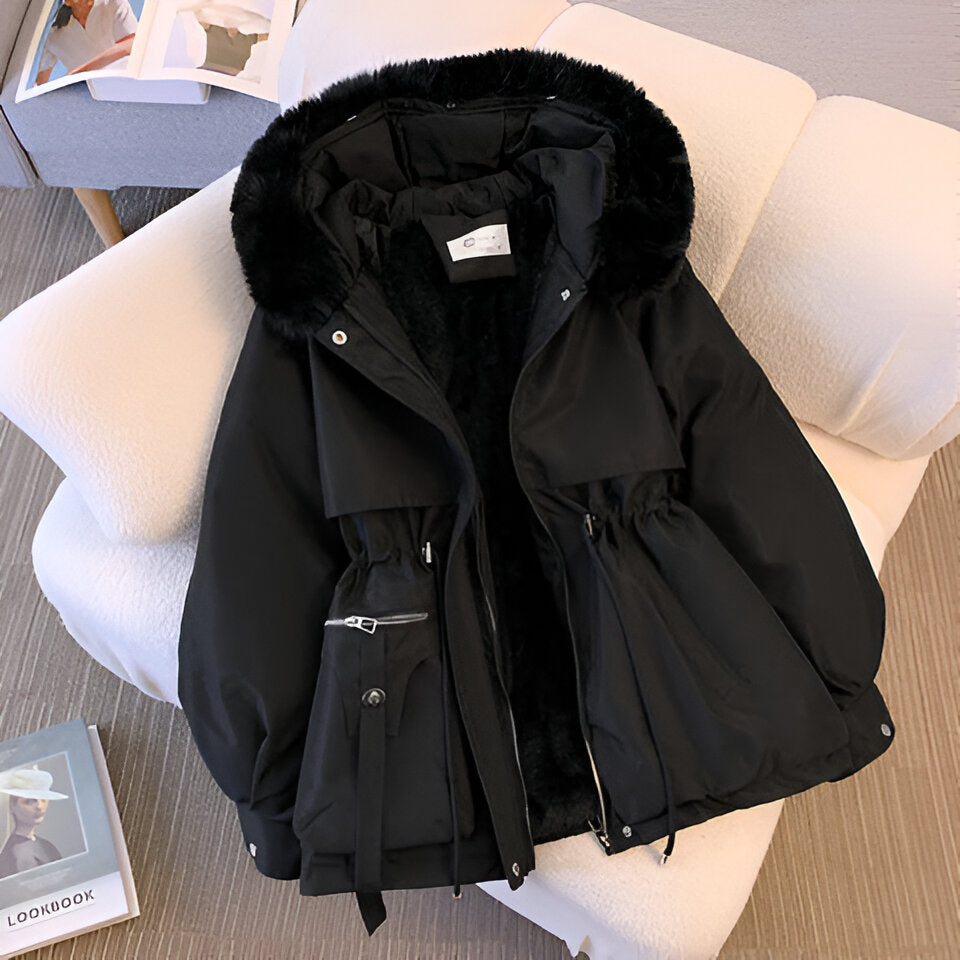 Women's Long Hooded Winter Jacket | Warm