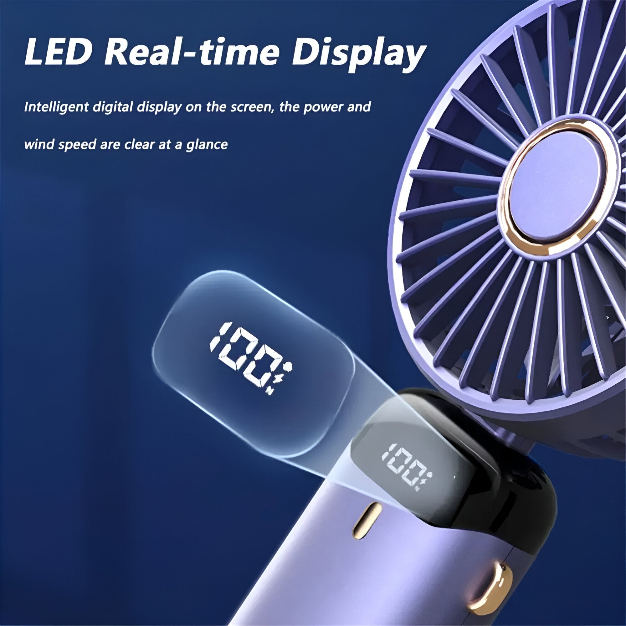 Compact Rechargeable Handheld Fan