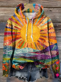 Women's Colorful Hoodie | Printed