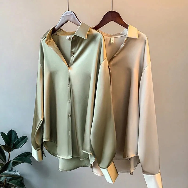 Women's Plus Size Casual Blouse | Long Sleeve