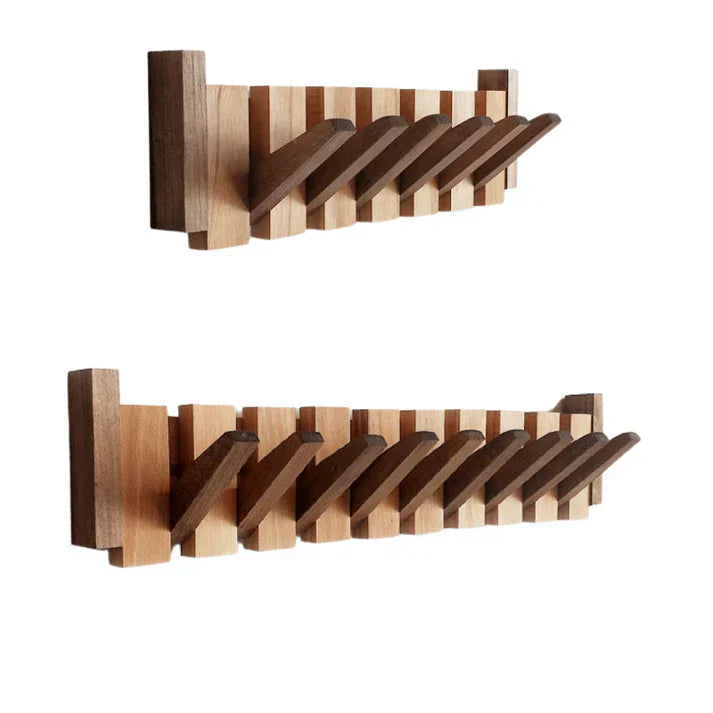 Elegant Wooden Piano Coat Rack