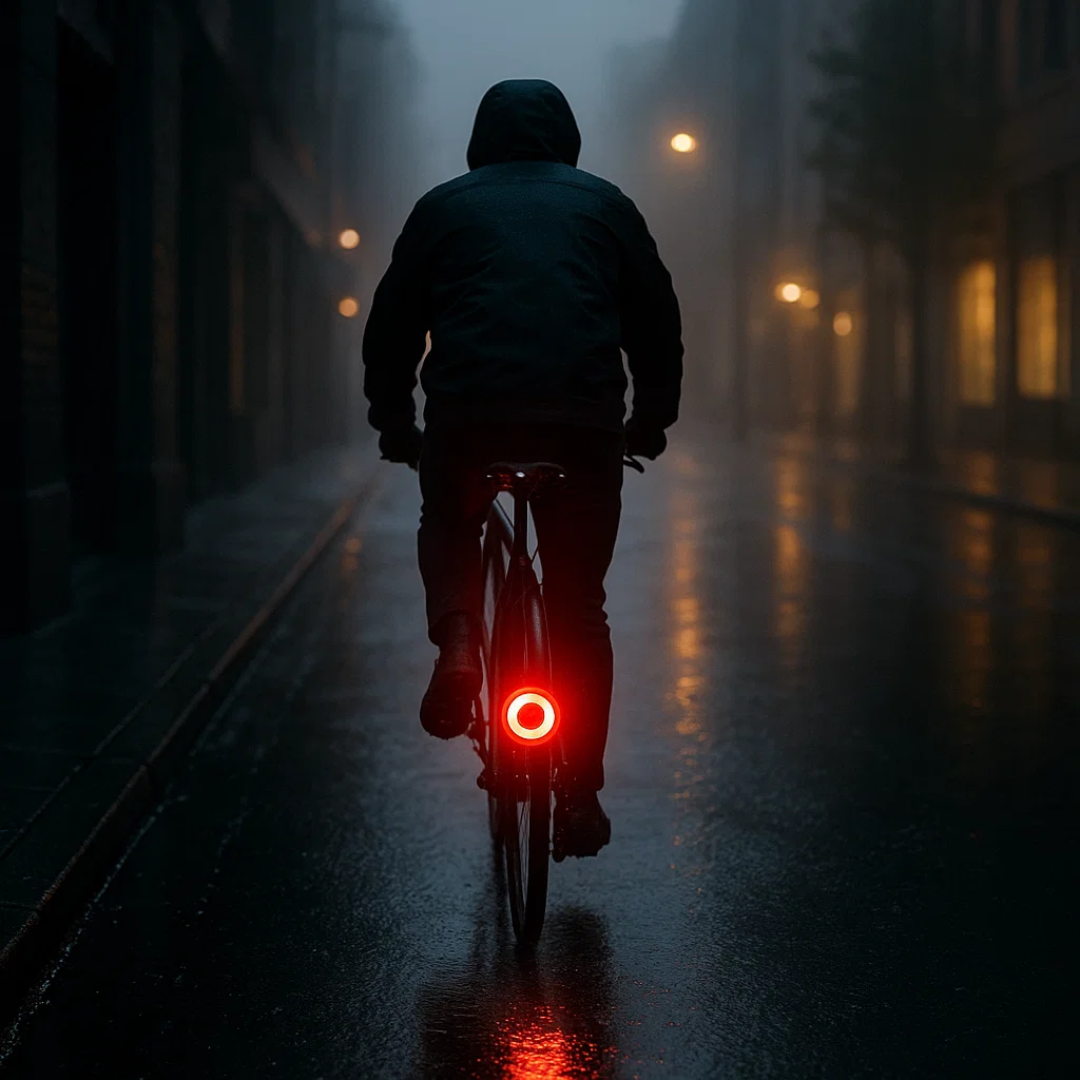 6-Mode Rear and Brake Light for Bicycles and Road Bikes with Battery