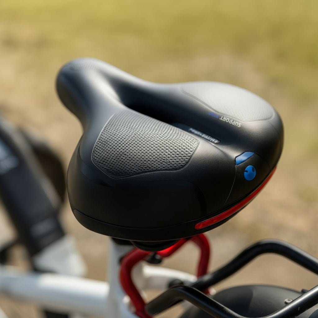 Comfortable Ergonomic Bike Seat with Suspension for Everyday Riding and Touring