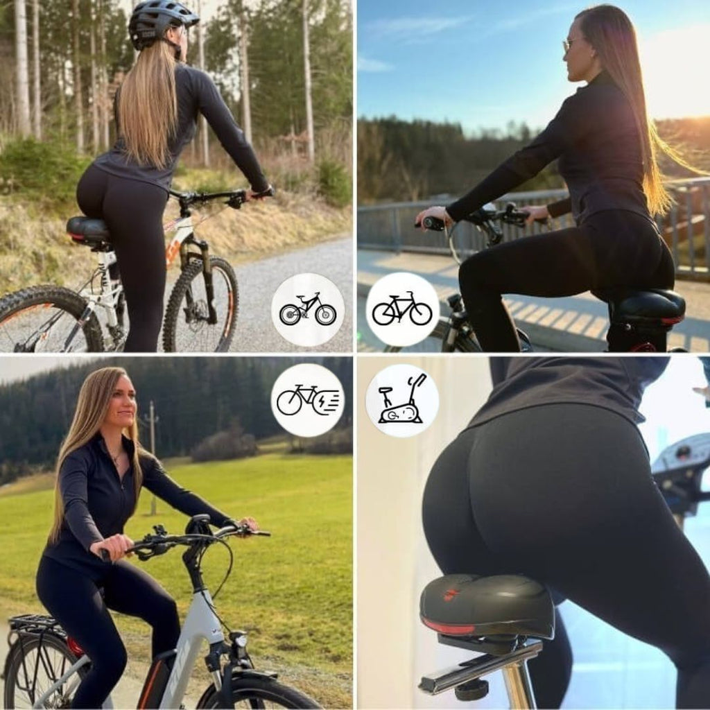 Ergonomic Bicycle Seat for Men and Women with Suspension