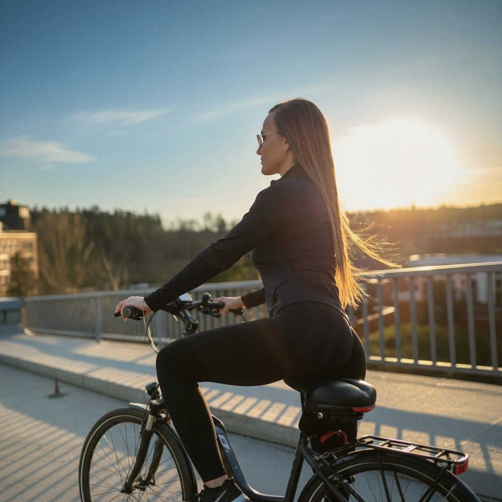 Comfortable Ergonomic Bike Seat with Suspension for Everyday Riding and Touring