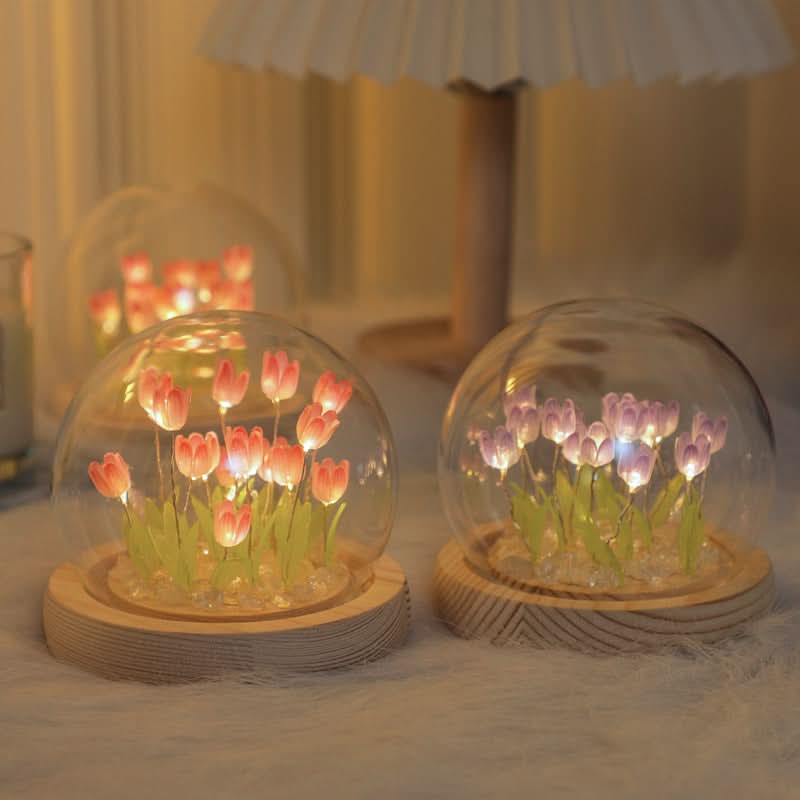 Cozy Tulip Night Light for Children's Rooms and Bedrooms