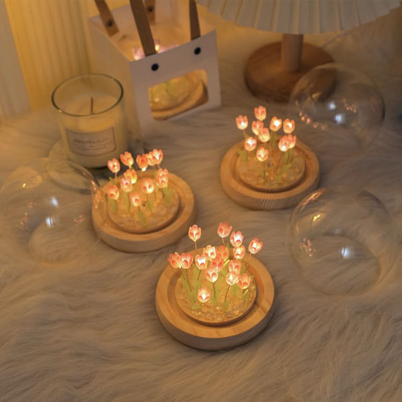 Cozy Tulip Night Light for Children's Rooms and Bedrooms