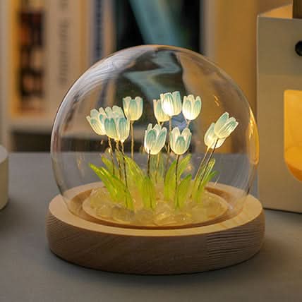Cozy Tulip Night Light for Children's Rooms and Bedrooms