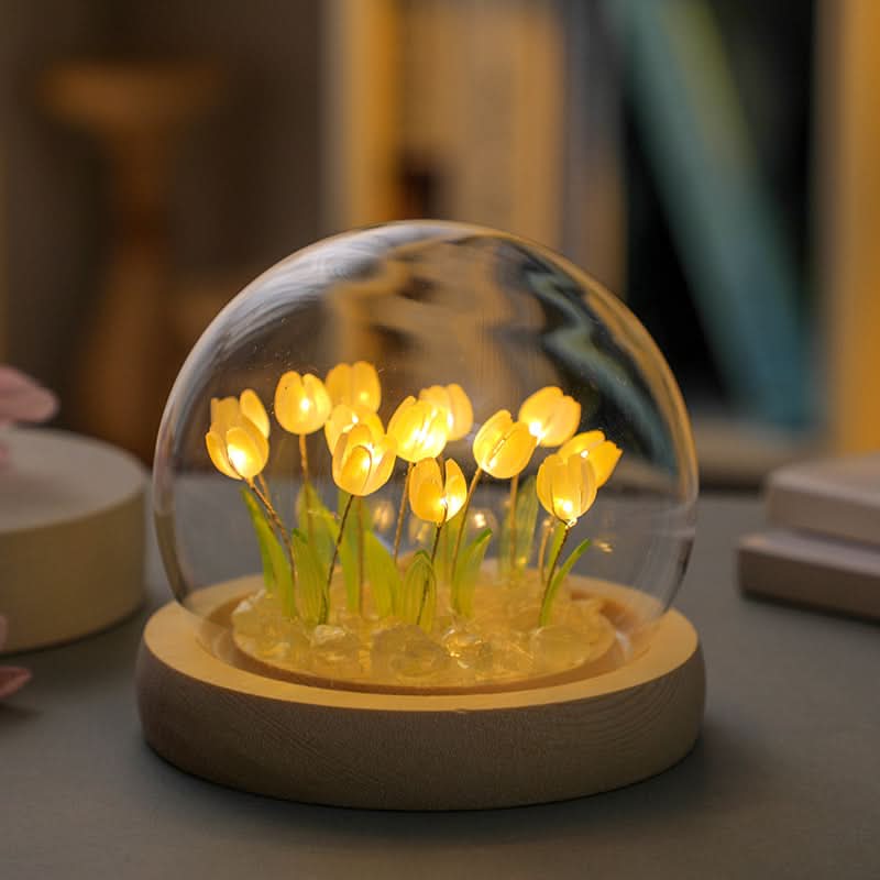 Cozy Tulip Night Light for Children's Rooms and Bedrooms