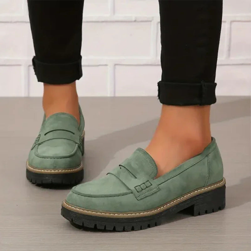Ladies' Platform Loafer | Slip-On