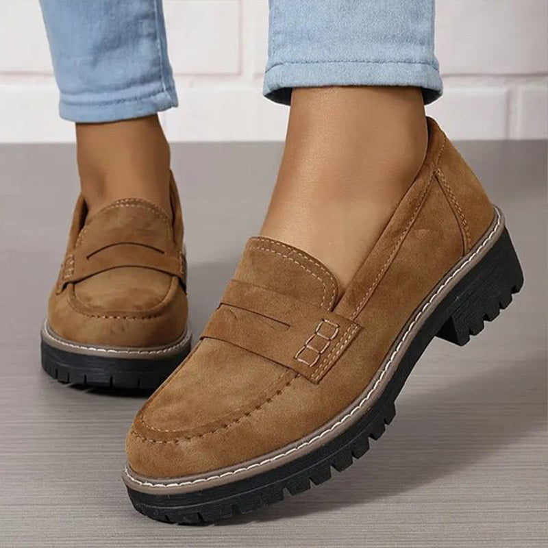 Ladies' Platform Loafer | Slip-On