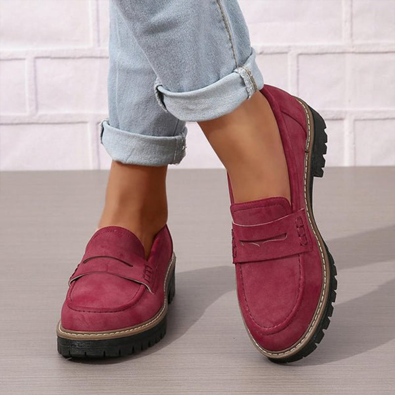 Ladies' Platform Loafer | Slip-On