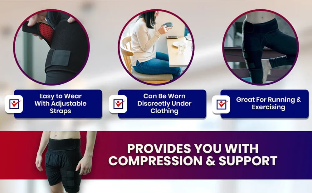 Adjustable Hip Support Brace for Orthopedic Relief