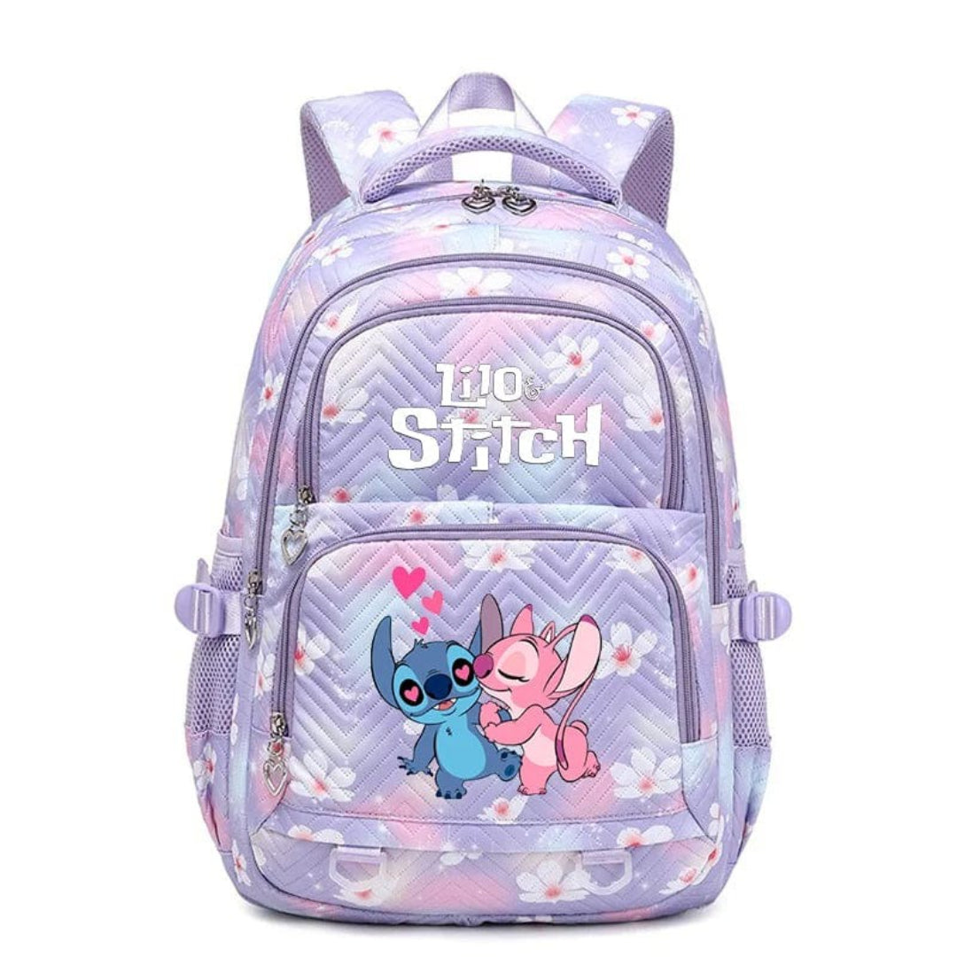 Stitch Pattern School Backpack