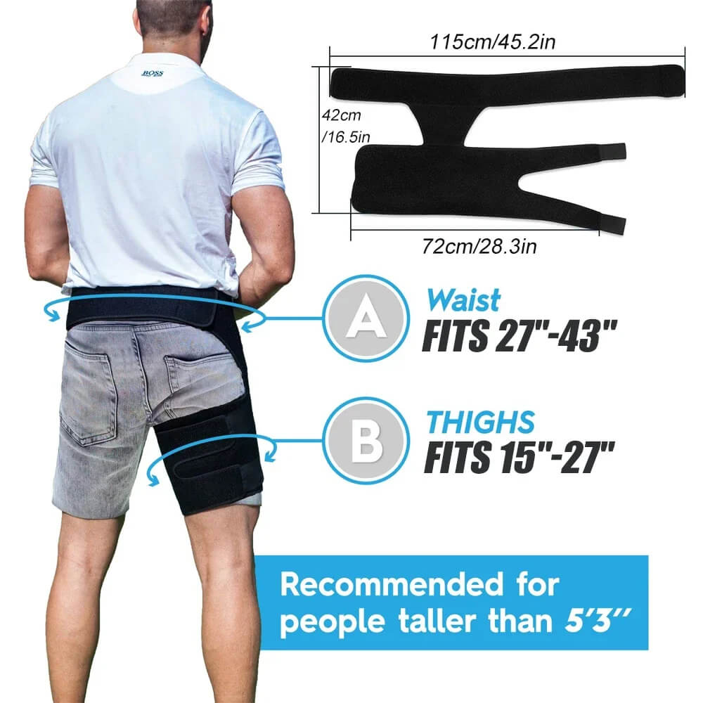 Adjustable Hip Support Brace for Orthopedic Relief