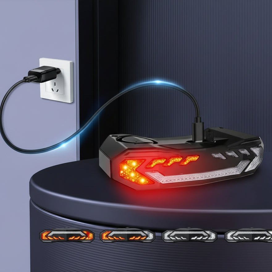 Intelligent Bicycle Tail Light with Alarm Feature